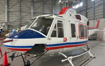 Eurocopter delivers the first Airbus A350 XWB jetliner passenger