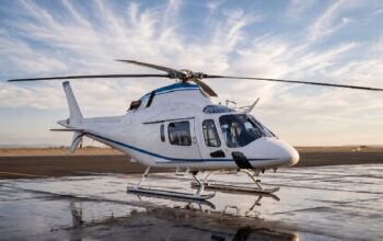 Eurocopter delivers the first Airbus A350 XWB jetliner passenger